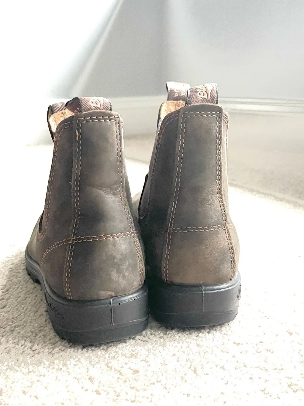 Blundstone Brown Leather Chelsea Ankle Boots
